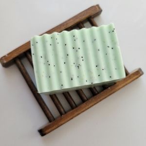 Cucumber Melon + Poppy Seed Oatmeal Shea Butter Soap Bar